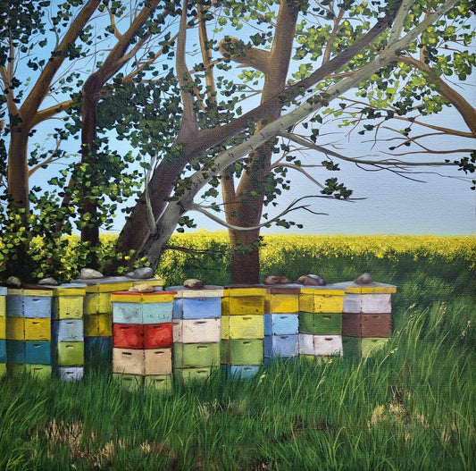 Brushing Memories: Embracing My Rustic Roots on Canvas