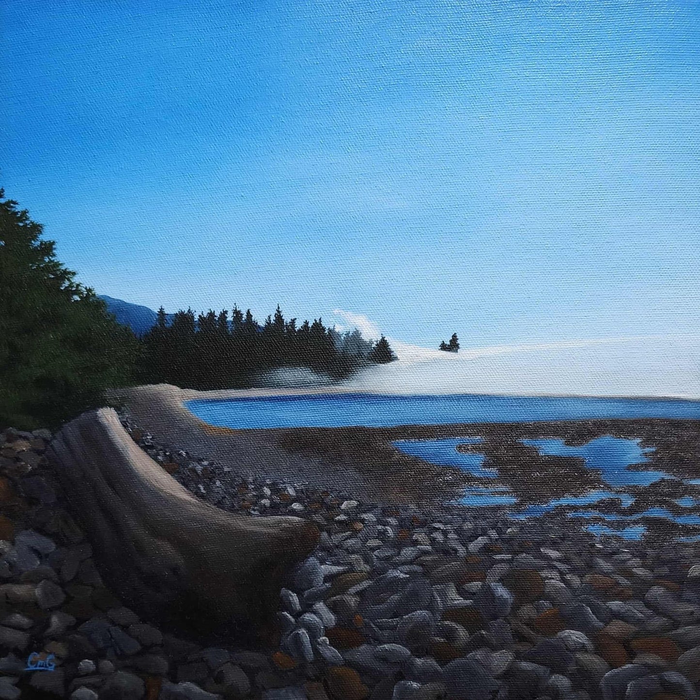 Original Art Square Greeting Cards (Blank) 5.25"x5.25" full image