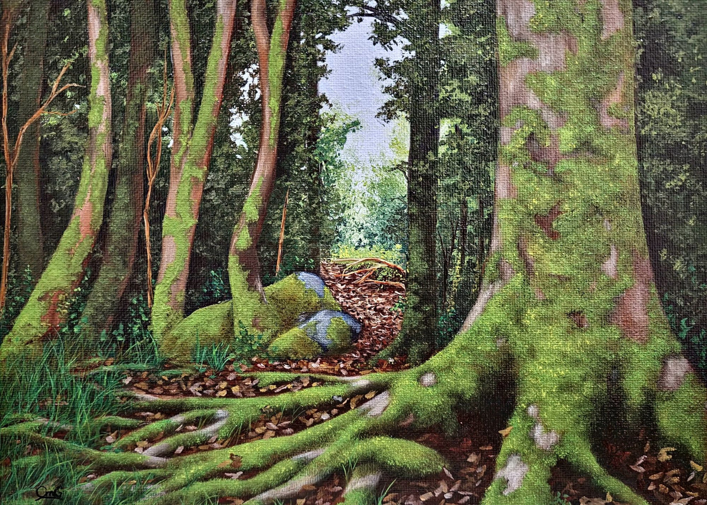 Original Art Greeting Cards (Blank) 5"x7" card -full image cover