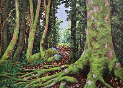 Original Art Greeting Cards (Blank) 5"x7" card -full image cover