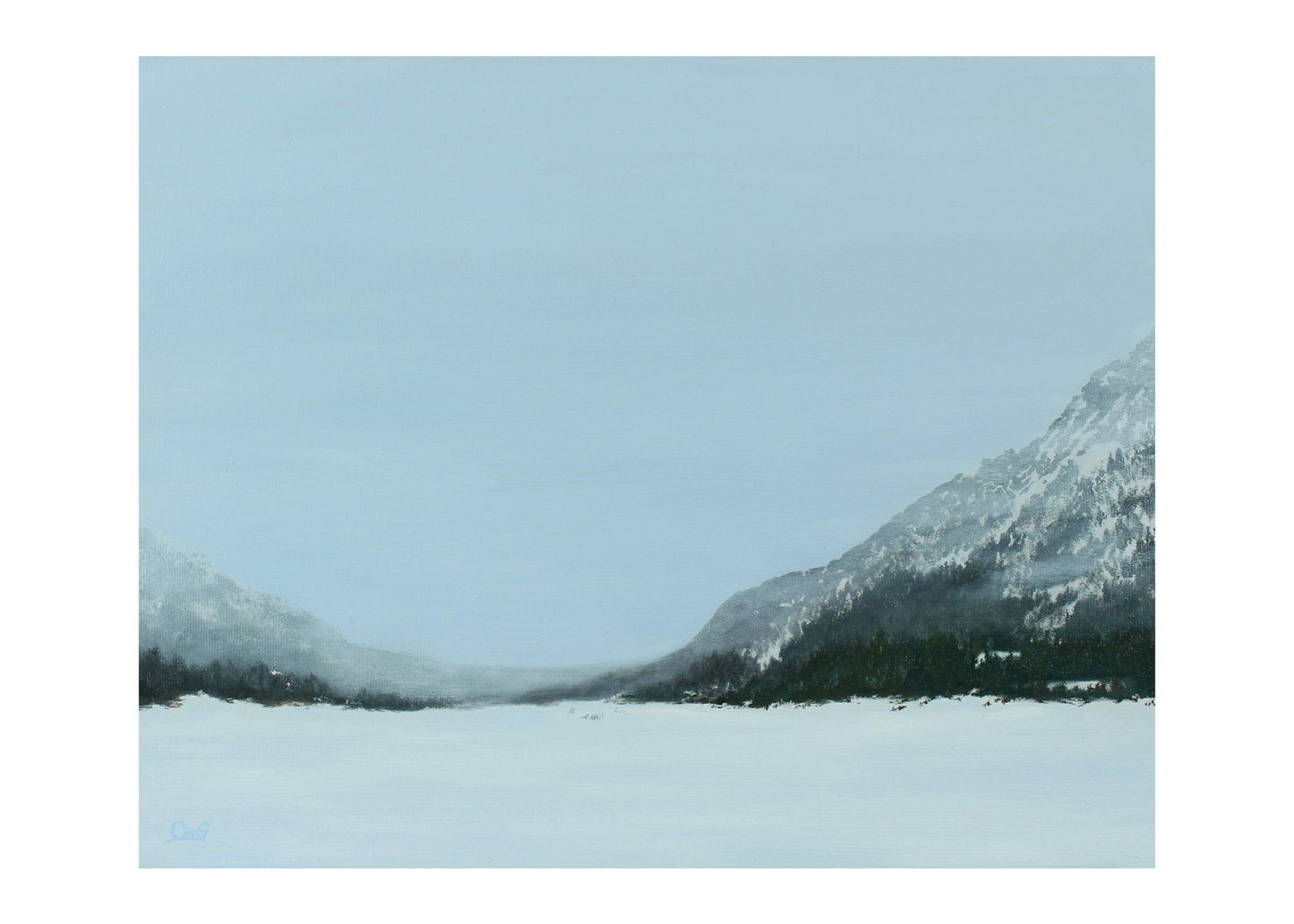 Hush Original Art Greeting Card